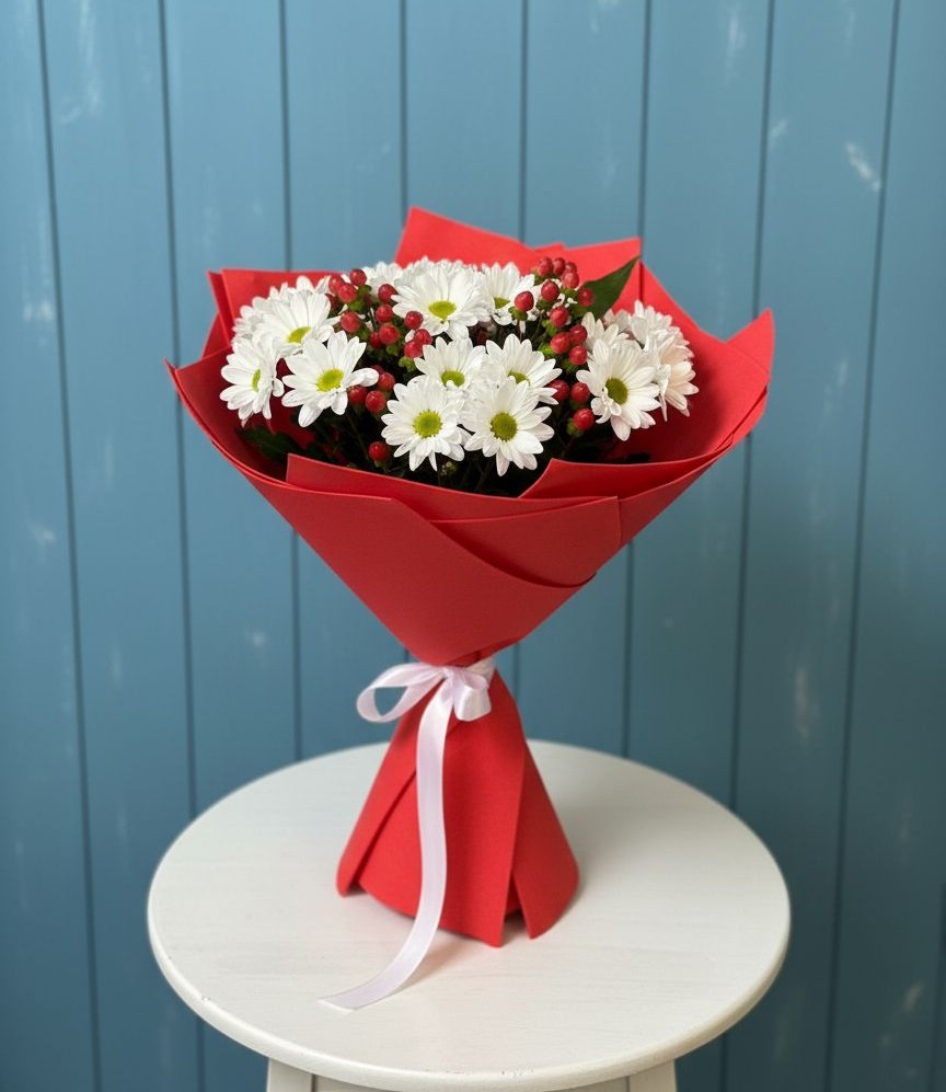 Букет цветов из: Хризантемы в Аткарске