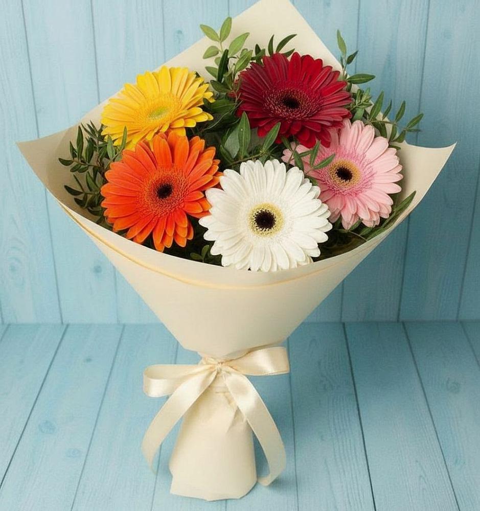 Букет цветов из: Герберы в Аткарске