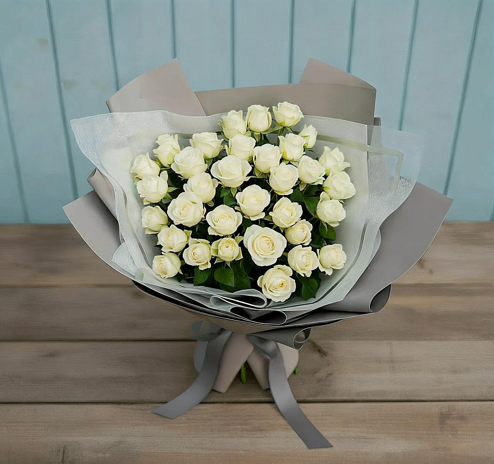 Букет Белоснежная нежность в Аткарске