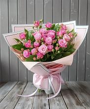 Букет Розовый кустик #REPLACE_PRED# Аткарске