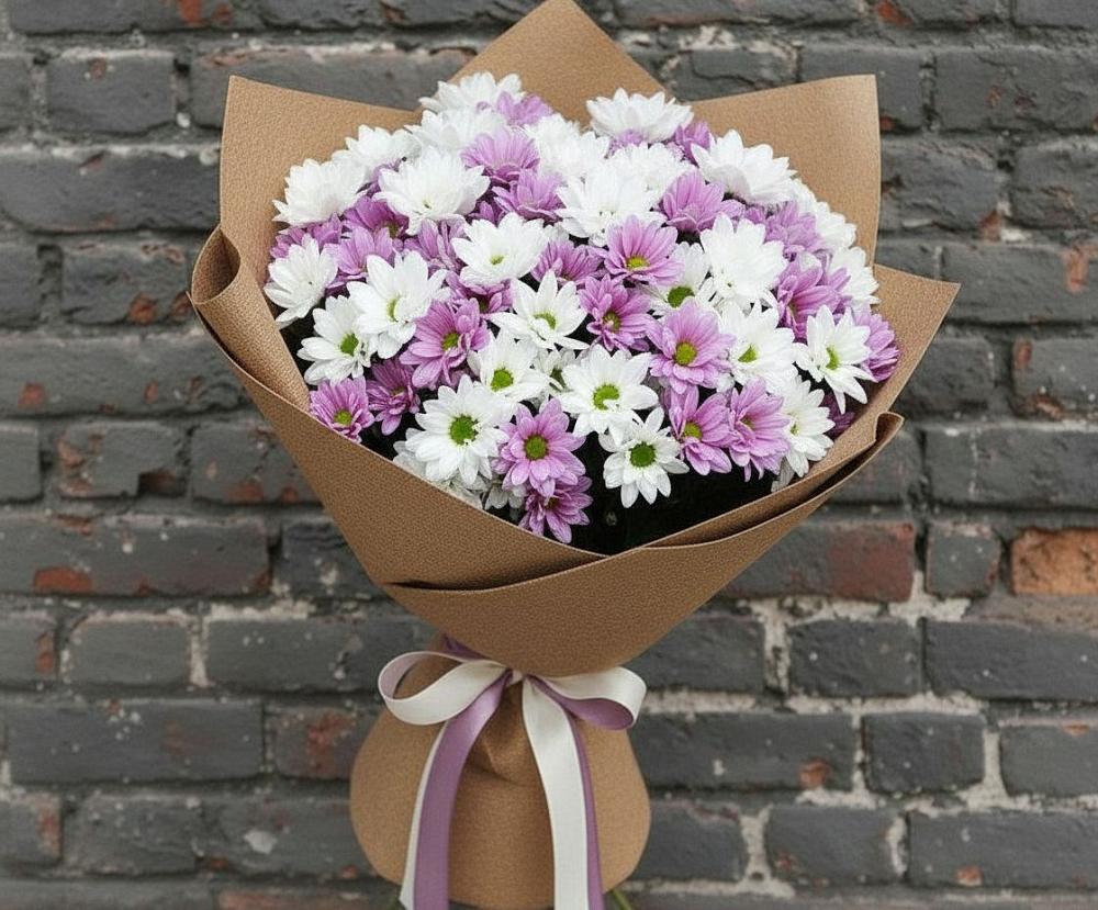 Букет цветов из: Хризантемы в Аткарске