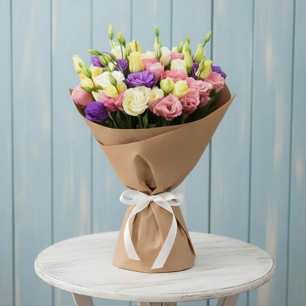 Букет цветов из: Лизиантусы в Аткарске